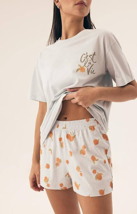 42684 Дамска пижама Naranja Henderson - бледо синьо