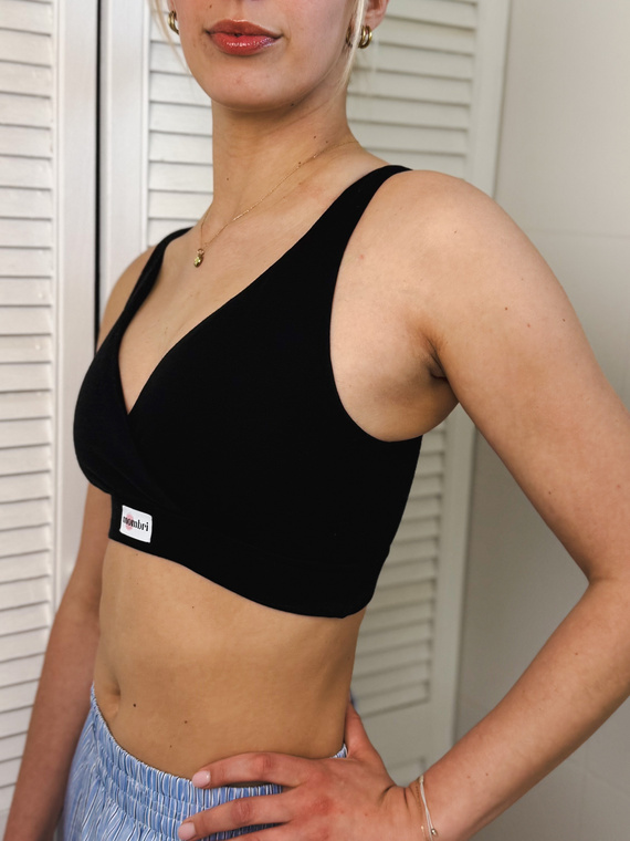 Milk&Love Mombri Klasyk непромокаем сутиен за кърмене black