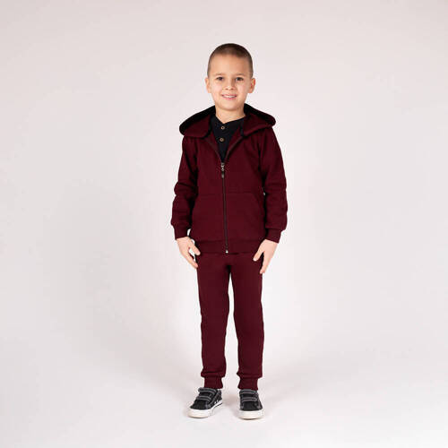 169540 Суичър с качулка Nicol - бордо