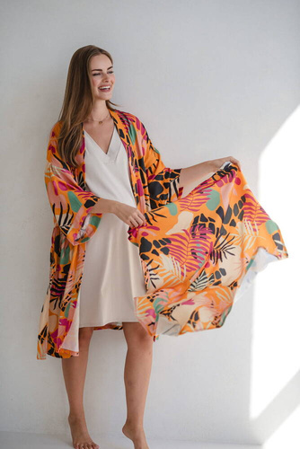 Бамбуков повивал Tropical Orange Milk&Love