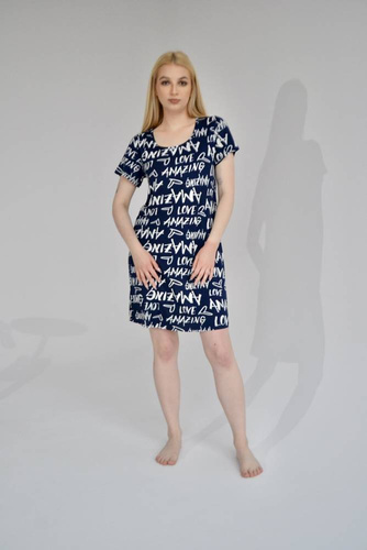 645 Нощна риза Amazing Forex - тъмносиня