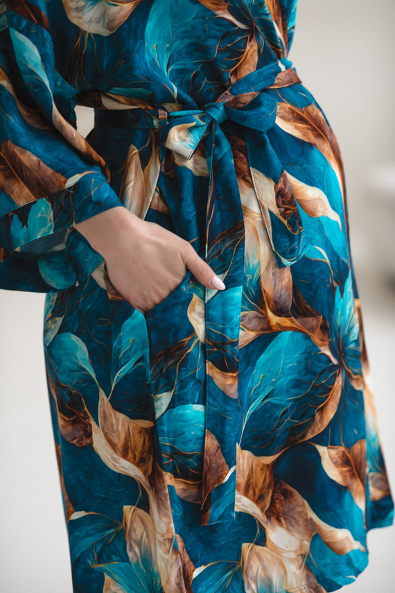 Milk&Love бамбуков халат за бременни Marmaid  100% вискоза