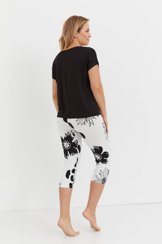 743 Elle Forex Пижама за жени - черно-еруево