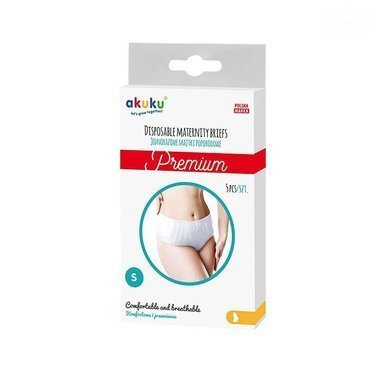 Majtki poporodowe jednorazowe Premium Akuku