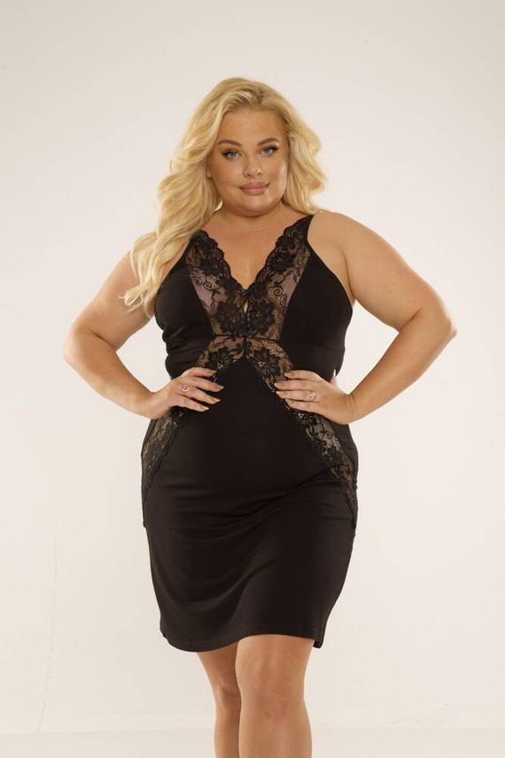 879 Agnes Forex нощница - черна