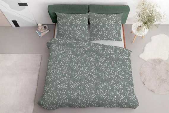 5217 A Спално бельо от сатен, фини листа, градински чай Detexpol
