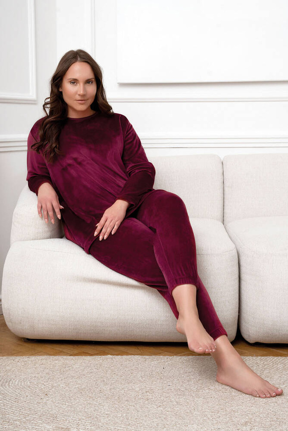 Дамски комплект Akara Italian Fashion - бордо 