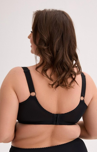 BSM 1320 Willow Gaia мек сутиен черен – голям бюст, банели, дантела, широки презрамки