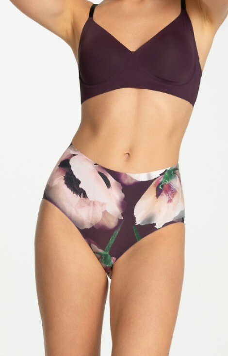 Дамски бикини Julimex Velvet Bloom Simple Maxi – Флорален мотив, Безшевни