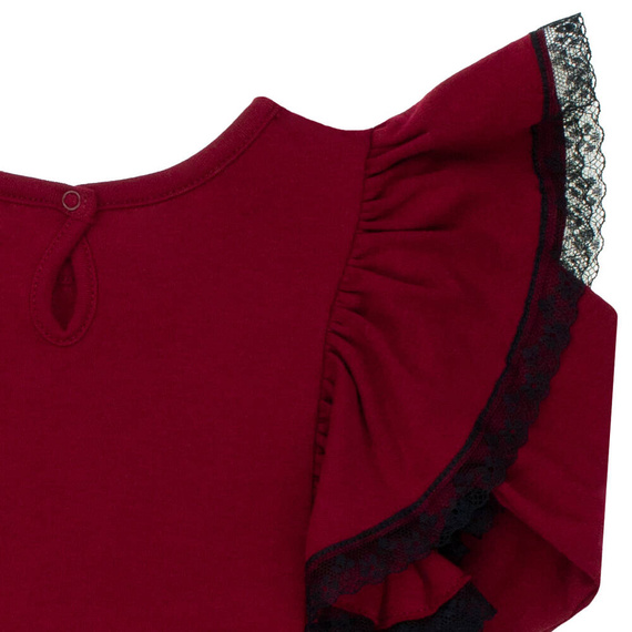 163178 Рокля за момиче "Магията на Коледа" Никол - бордо