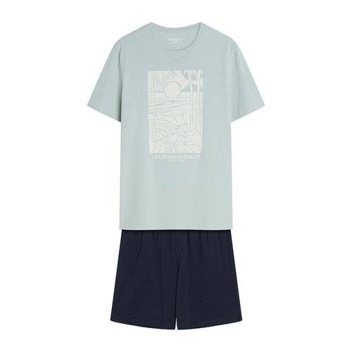 Мъжка пижама 44503 Brook Henderson 100% памук, къс ръкав