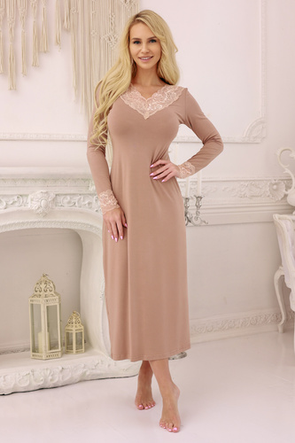 Ceylon Halka Kalimo - дамска нощница лате, елегантно нощно облекло