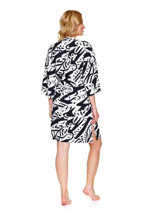 7311 Дамски халат Doctor Nap La Palma – вискоза, модерен принт