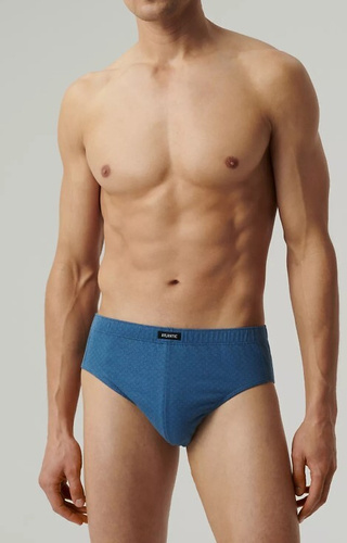 3MP-192 A'3 Slipy męskie Atlantic - granatowy-niebieski-denim