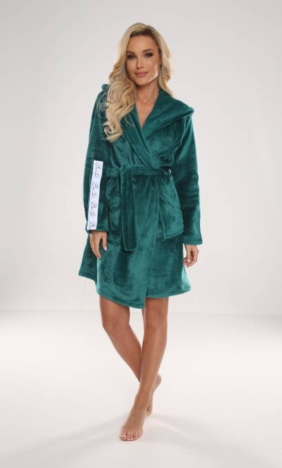 626 Abigail Дамски къс халат Forex - зелен