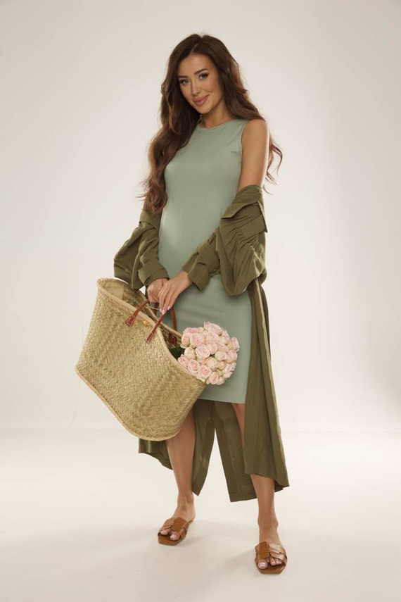 707 Freya Дамска рокля De Lafense - грах