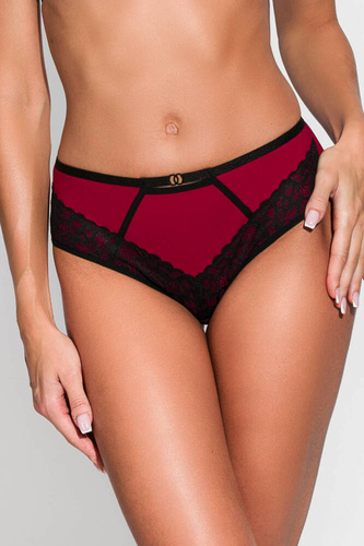 19207 Porto Panties Milano черно-червено