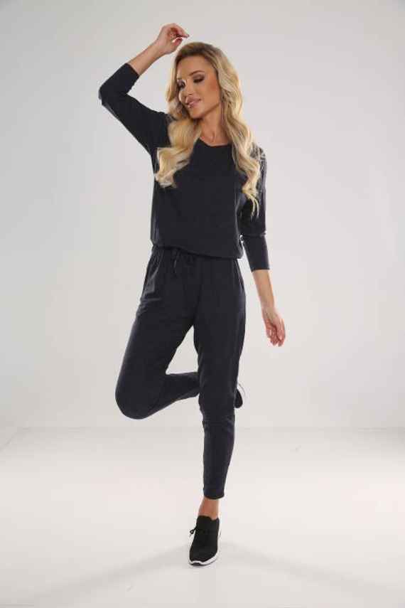 305 Paula Дамски пижамен костюм - тъмносин