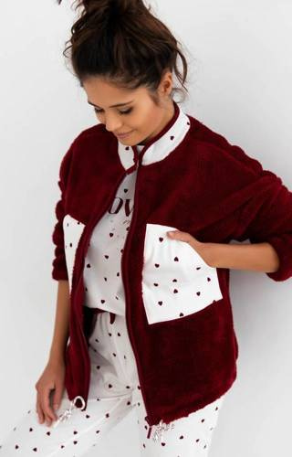 Дамски суитчър Simonette Sensis - бяло бордо