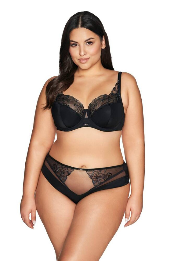 2071 Сутиен с полуподплънки Ava, черен