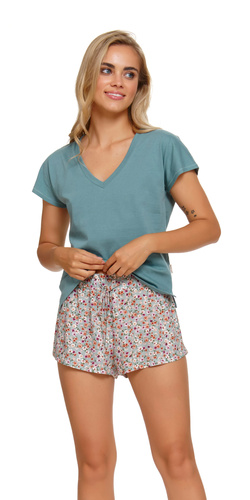 5284 Дамска пижама Doctor Nap - минерална (зелена)