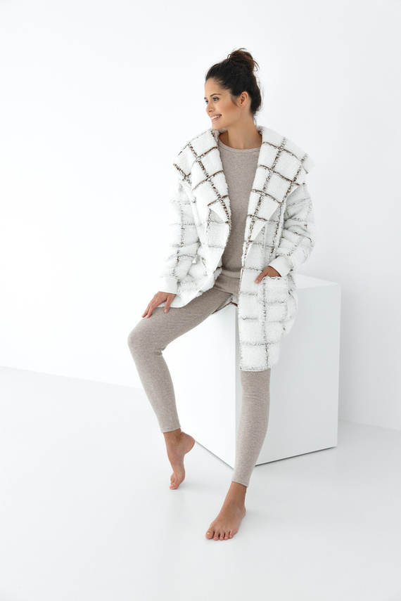 Жилетка Sensis Delphine - бяла каре