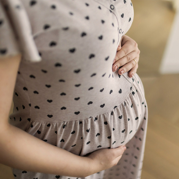 Нощница за бременни и кърмачки Linda Eevi - бежова