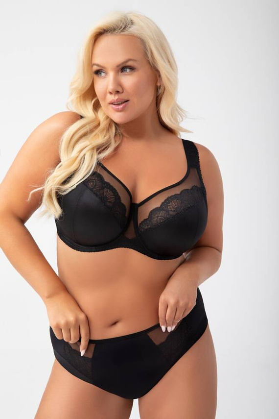 K 441 LUISSE мек сутиен Gorsenia - черен 