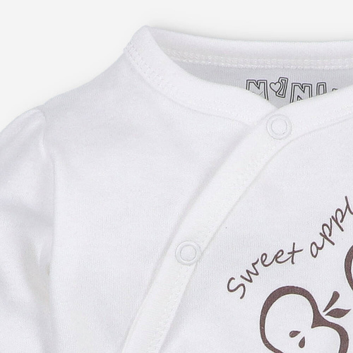 ABN-5292/ECR Боди с плик от органичен памук Happy Apples Nini екрю