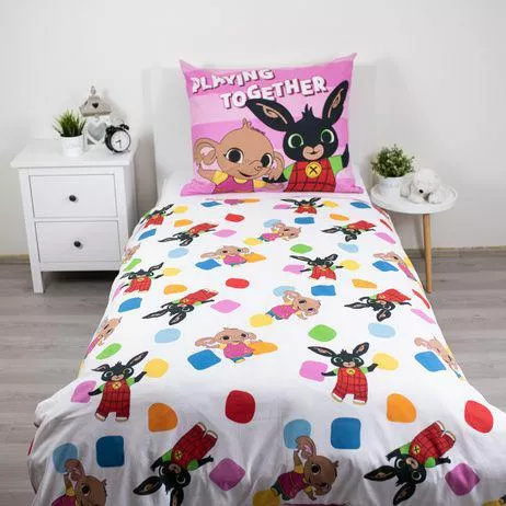 Спално бельо Зайчето Бинг и Сула 140x200 Jerry Fabrics памук