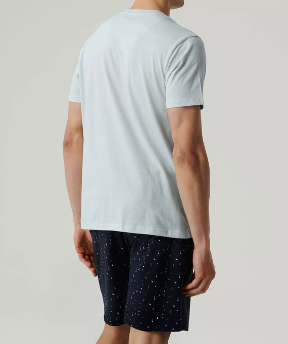 NMP-385 Мъжка пижама с къс ръкав, Atlantic - светло синя