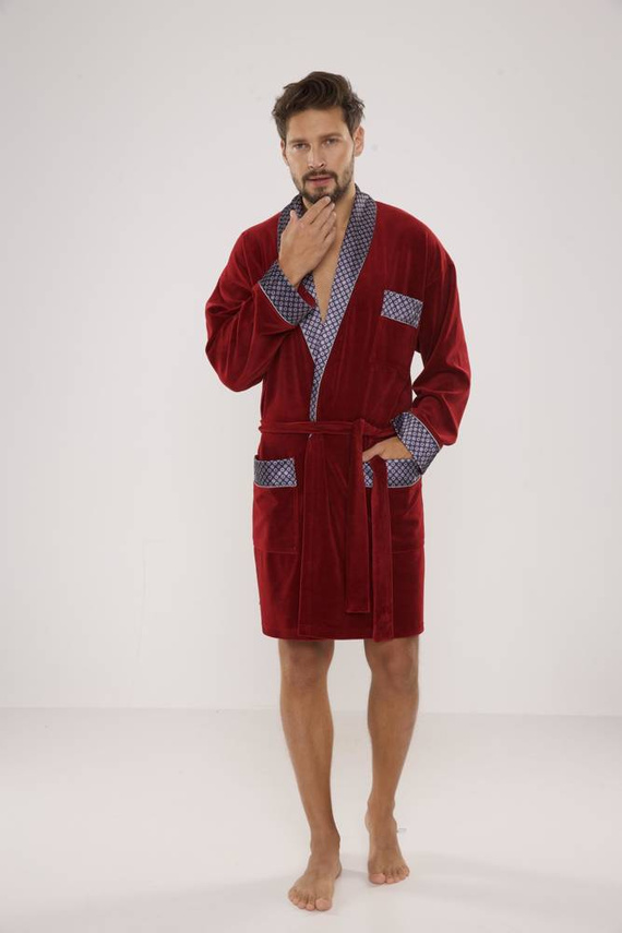 772 Мъжки халат Bonjour Forex - бордо