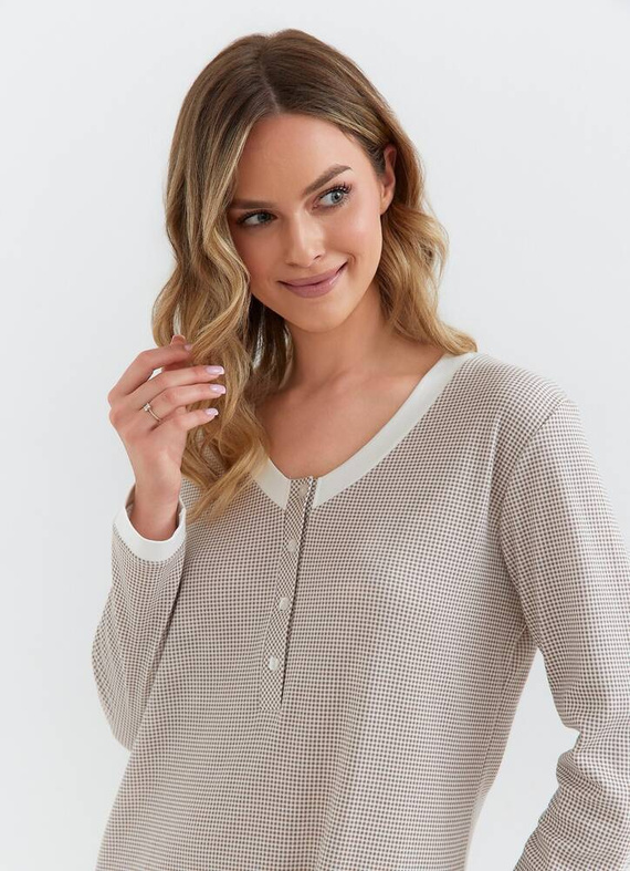 130 Нощница Cana Interlock - кафява