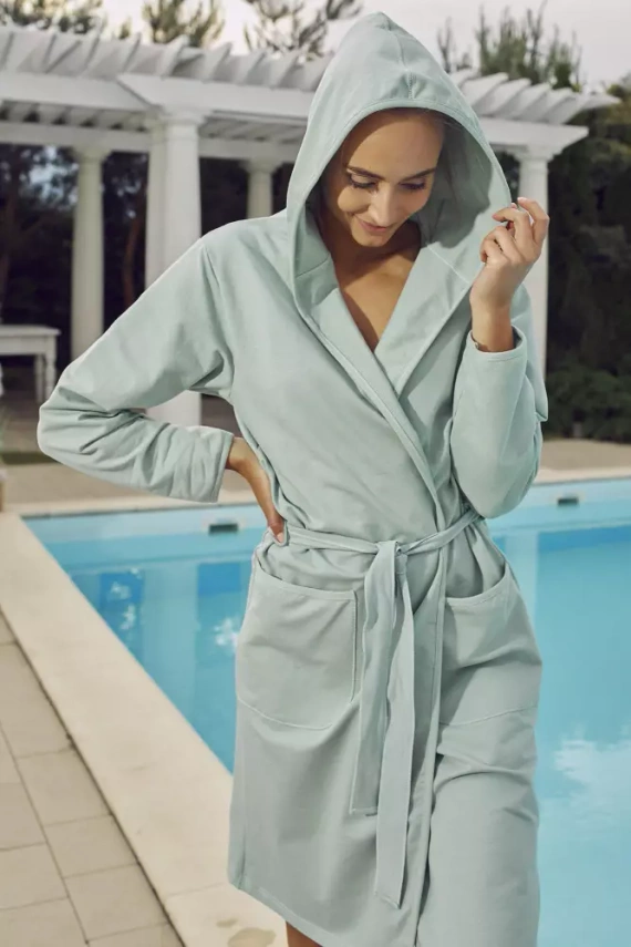 Karina Дамски халат Италианска мода - мента