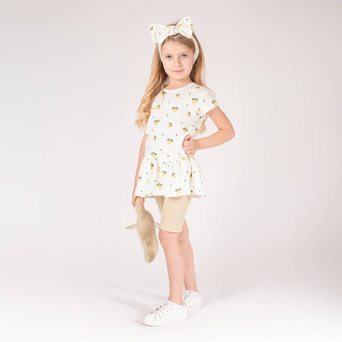 212139 Блуза с къс ръкав "Tola" Nicol - кремава