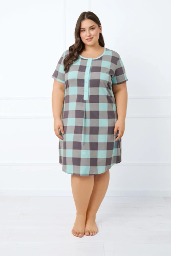 Нощница и кърмаческа рокля Sandra, къс ръкав Италианска мода 