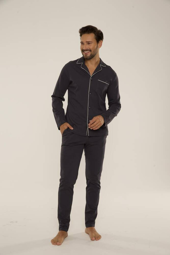 729 Norberto Мъжка пижама De Lafense - графит