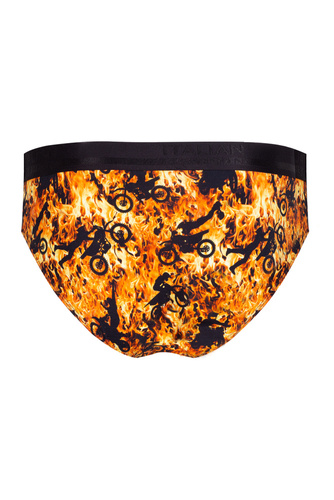 Мъжки слипове Caldo Италианска мода - огнен принт 