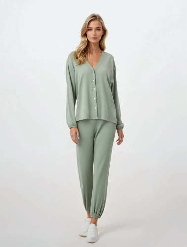 Pure Harmony Momenti Per Me ментова пижама с цип