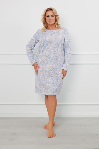 Нощница Jowita, с дълъг ръкав Италианска мода 