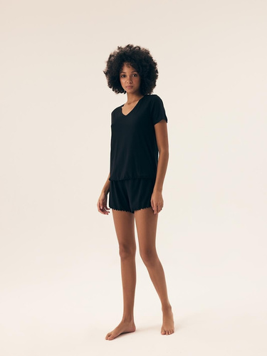 43022 Дамска пижама Noves Henderson - черна