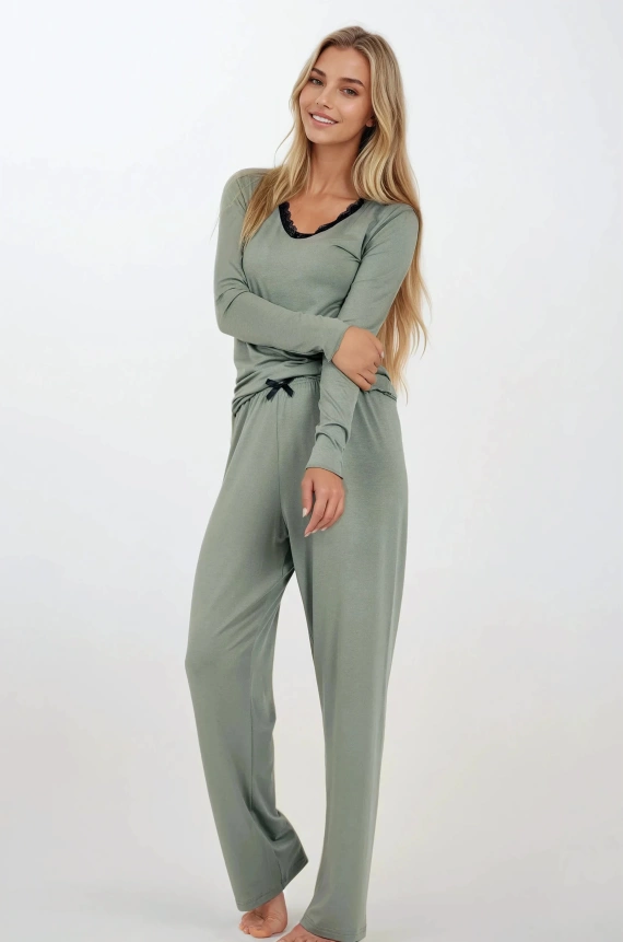 Зелена дамска пижама Emerald Dreams Momenti Per Me