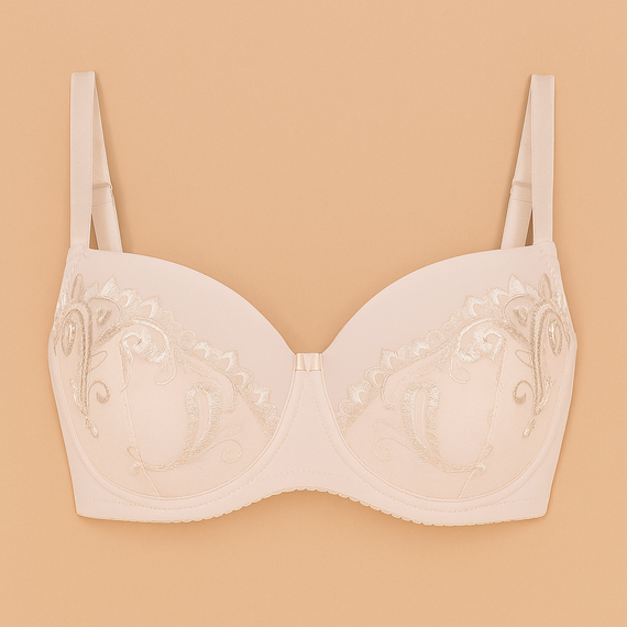 VB-474 Biustonosz full cup Vena – pełne miseczki i koronka Vena nude
