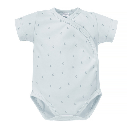 Боди Hello Envelope с къс ръкав Пинокио ​​- синьо