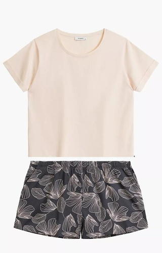 NLP-489 Дамска пижама Atlantic - прахообразно-графит