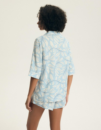 Дамска пижама 44482 Estes 100% вискоза с копчета