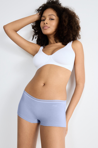 Дамски шорти GO Crush Short C3P 3-Pack Sloggi - V003 сини