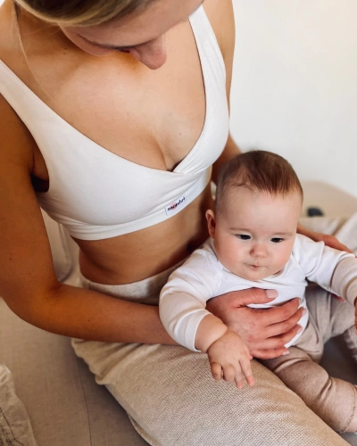 Milk&Love Mombri Klasyk непромокаем сутиен за кърмене white