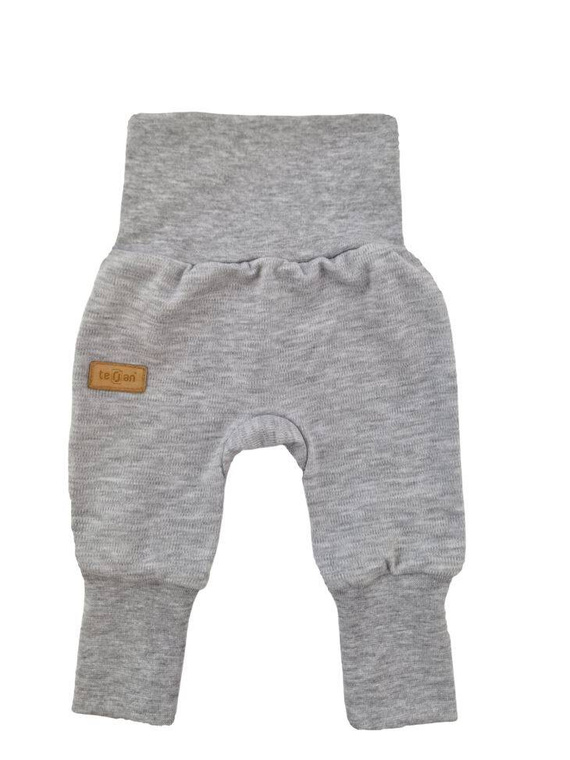 Памучни къси панталони "Lines" Terjan - сиви