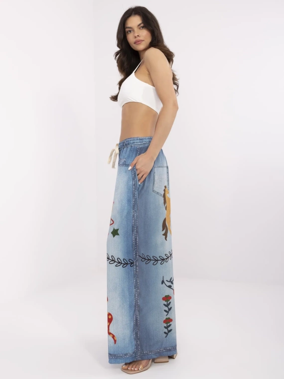 DHJ-SP-19183-9.54 Дамски панталон Paris blue